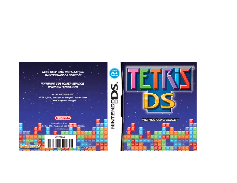 manual for Tetris DS